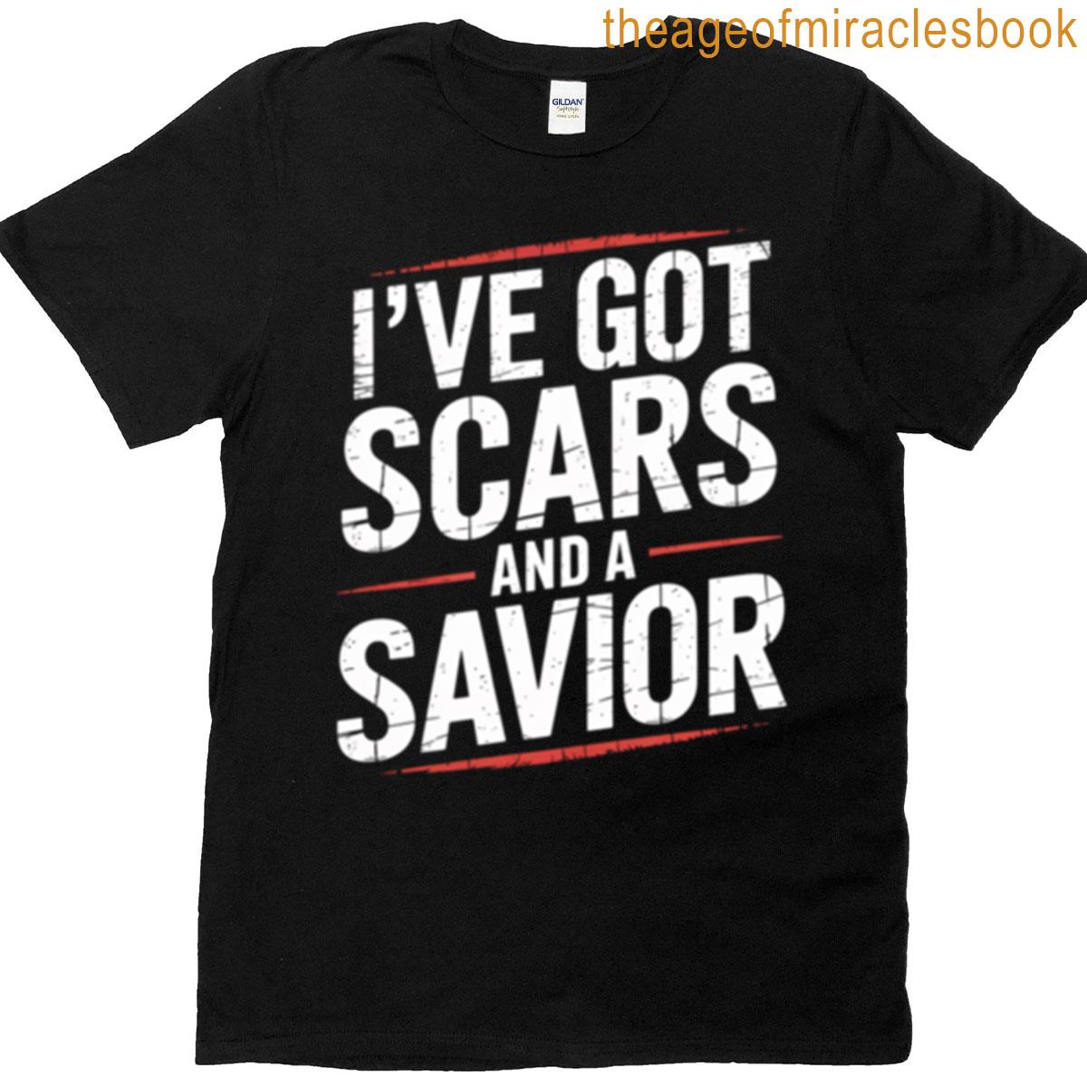 Ive Got Scars And A Savior Oversized T-shirt