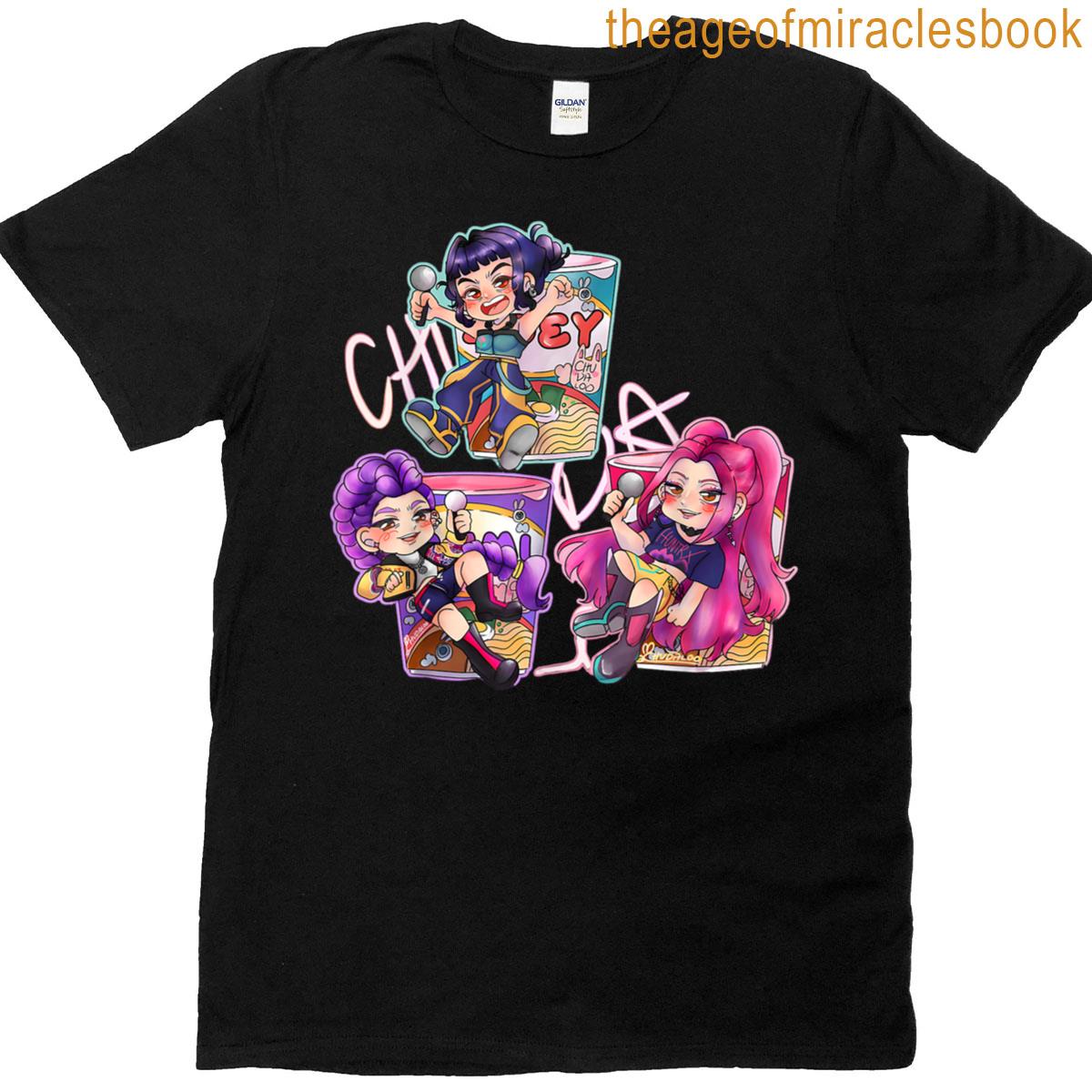 Korea Ramen Cute Design T-shirt