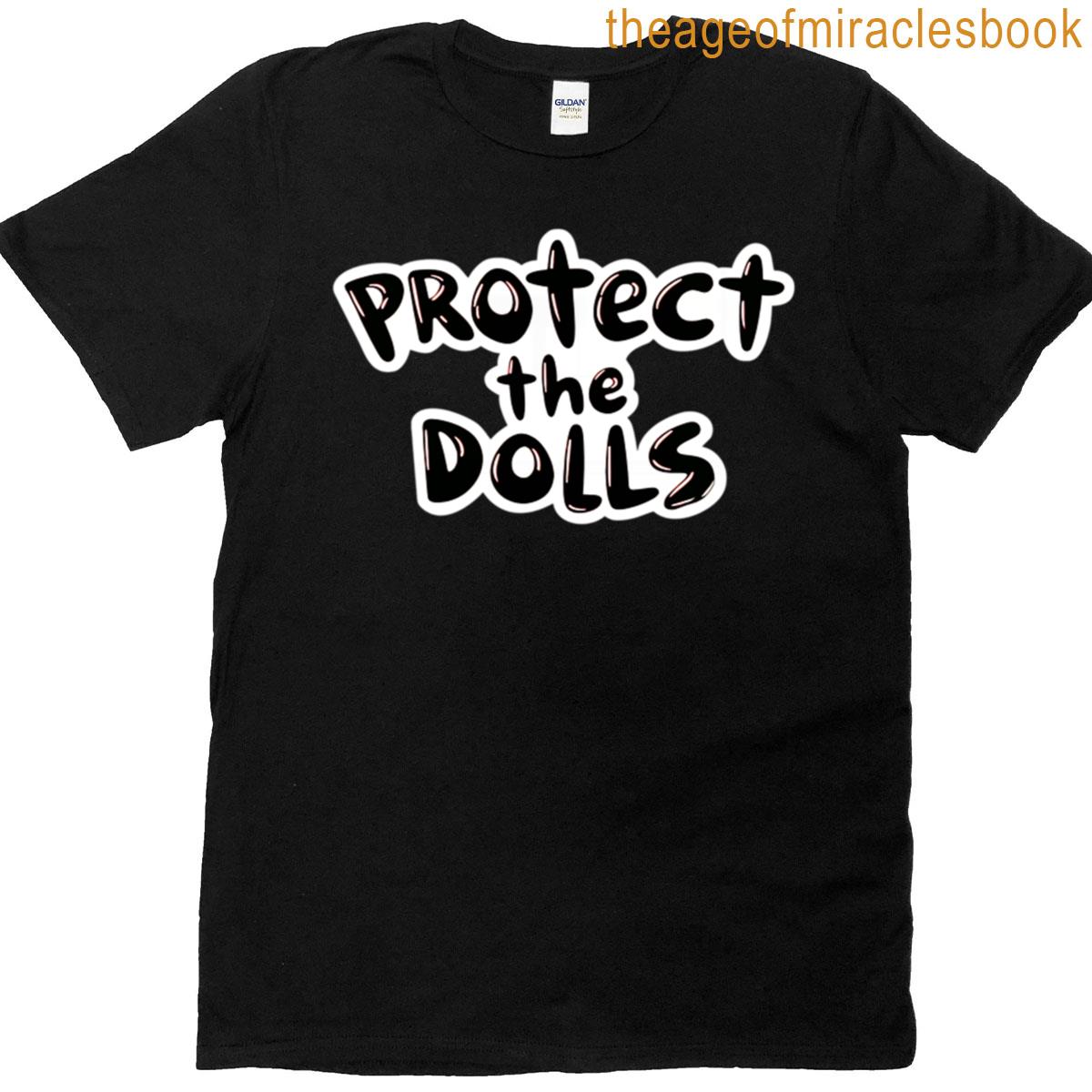 Protect The Dolls White Black T-shirt