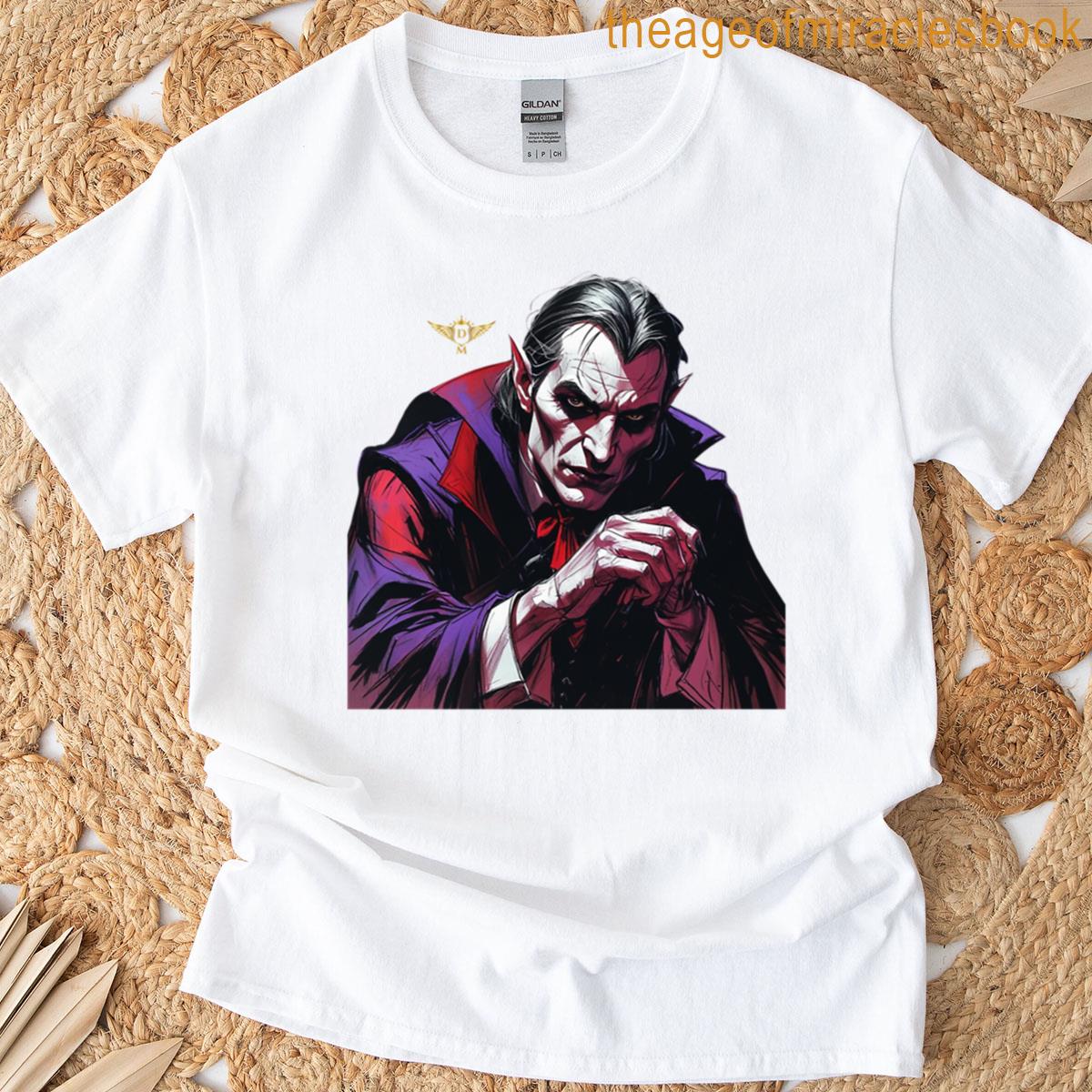The Dark Count Gothic Vampire Art T-shirt