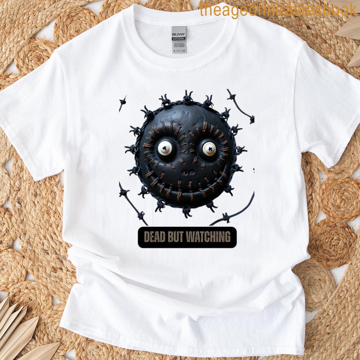Unique Smiley Face Stitched Human Skin Design T-shirt