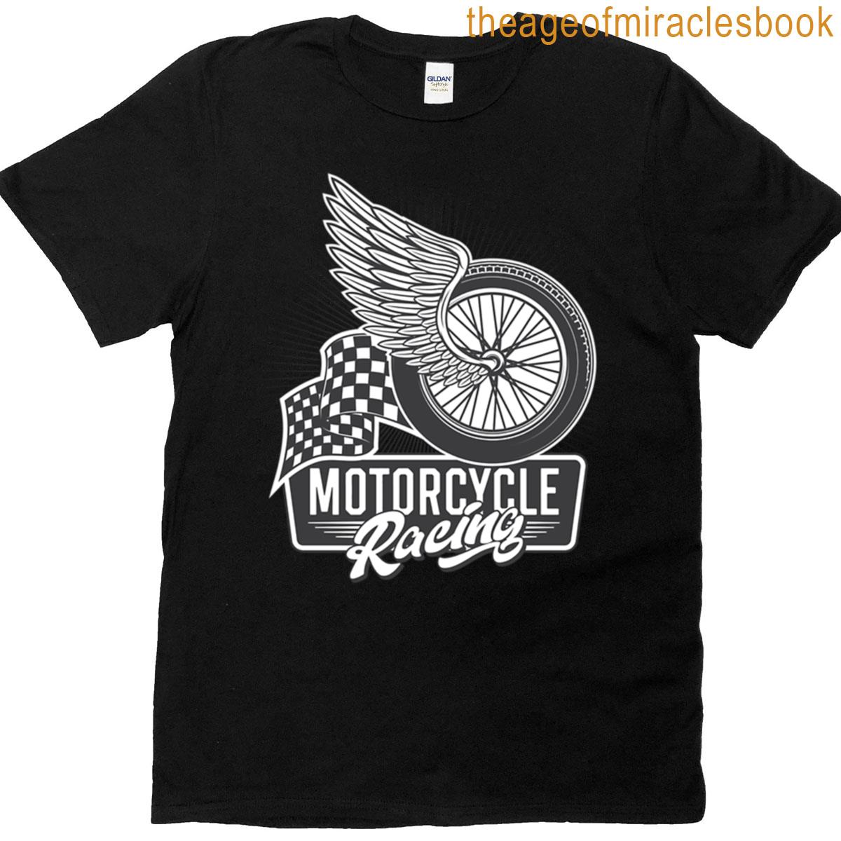 Winged Motorcycle Racing T-shirt