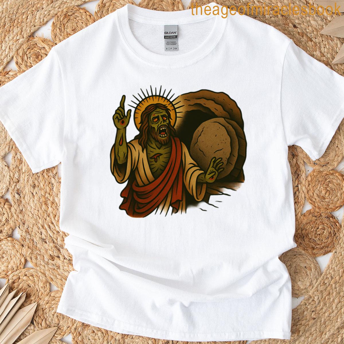 Zombie Jesus Tattoo Art T-shirt