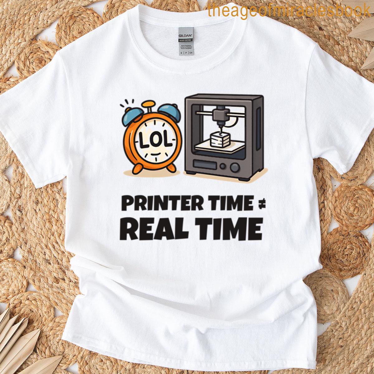 3d Printer Time Lie Oversized T-shirt