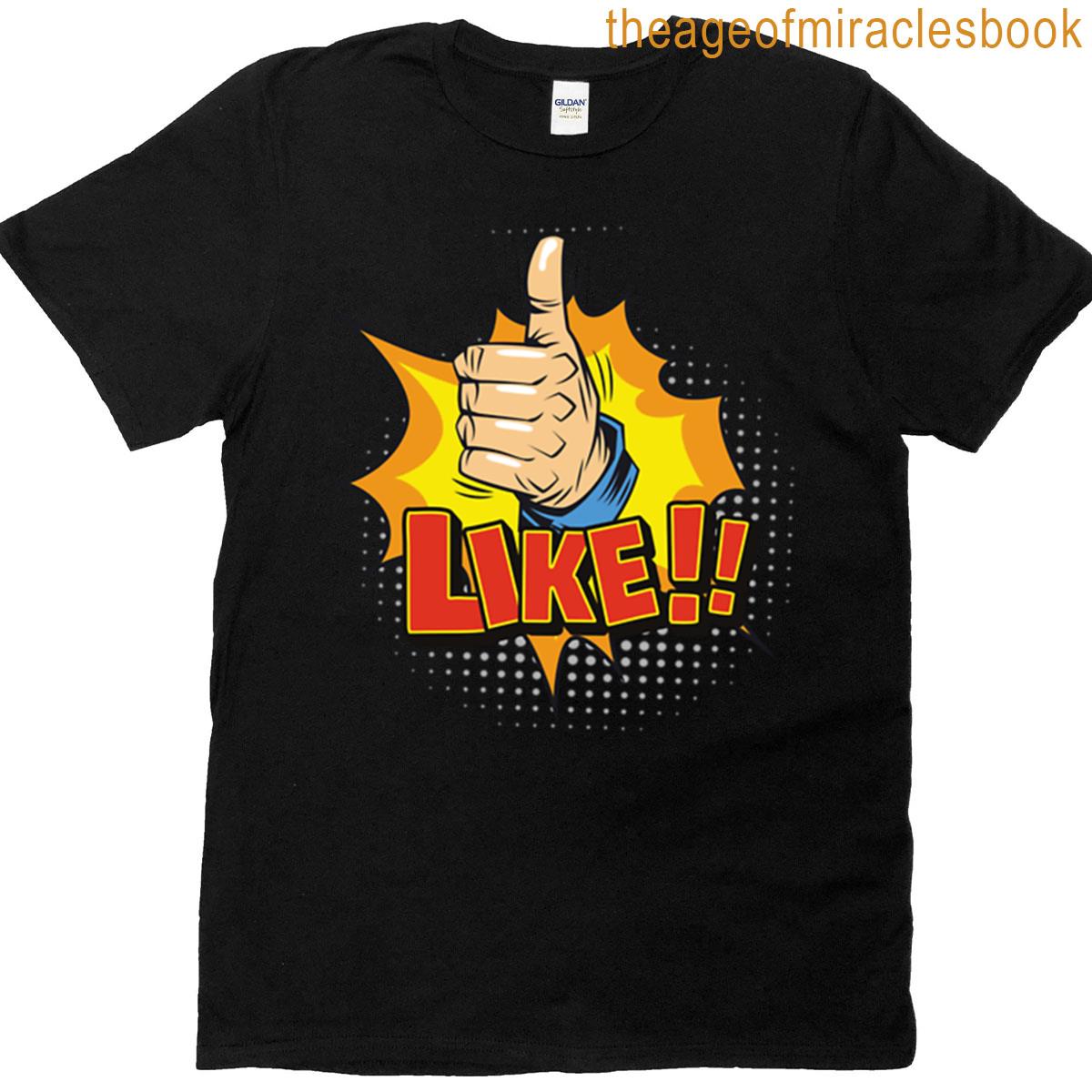 Comic Bright Elements Composition With Speech Bubbles Wording T-shirt