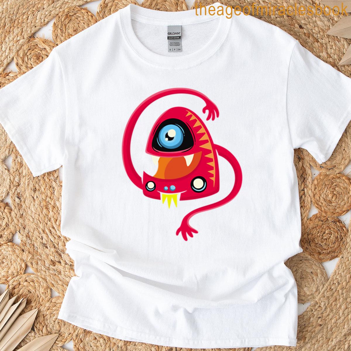 Cute Doodle Monsters Hand Drawn Sticker Set T-shirt