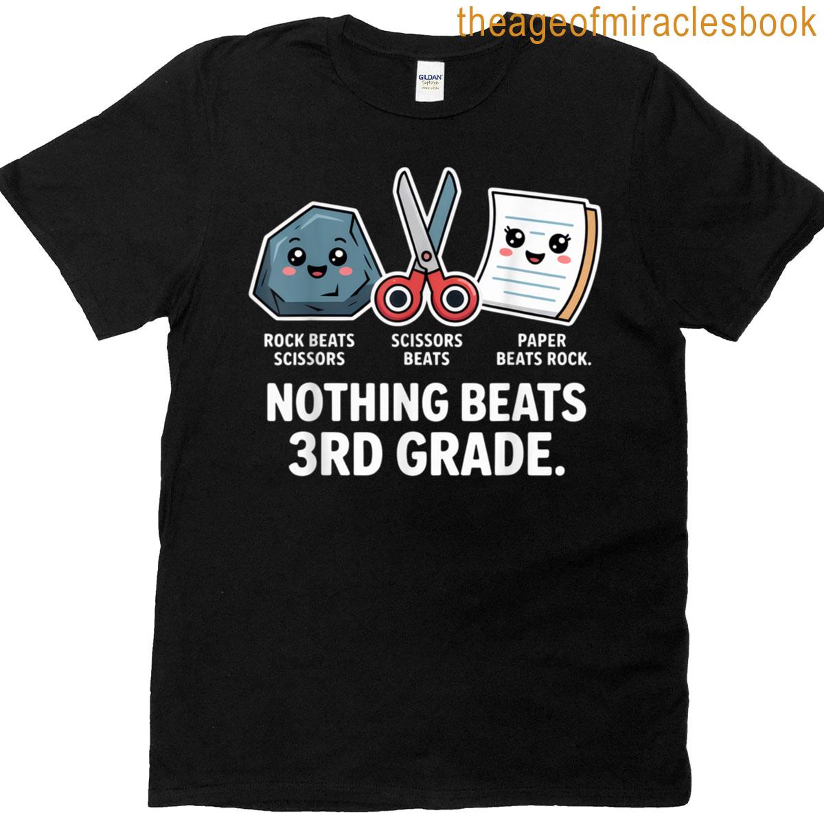 Nothing Beats 3rd Grade Kids School Fun Elementary T-shirt