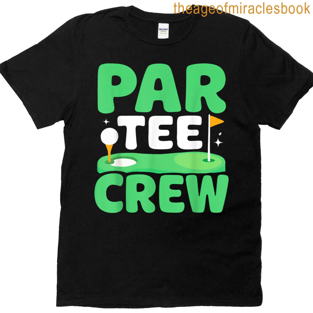 Par Tee Crew Golfing Spirit Design T-shirt