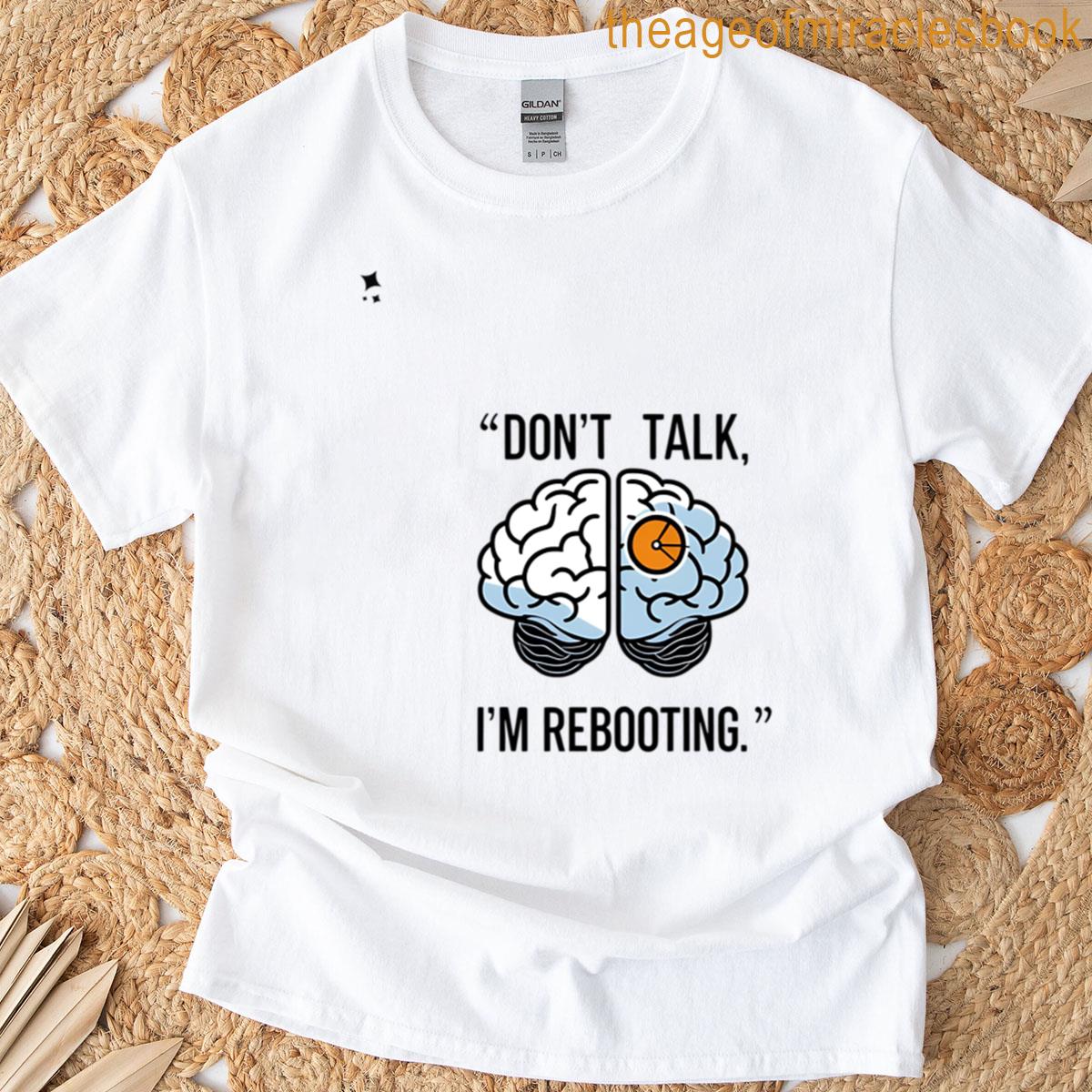 Rebooting Brain Graphic Tee Oversized T-shirt
