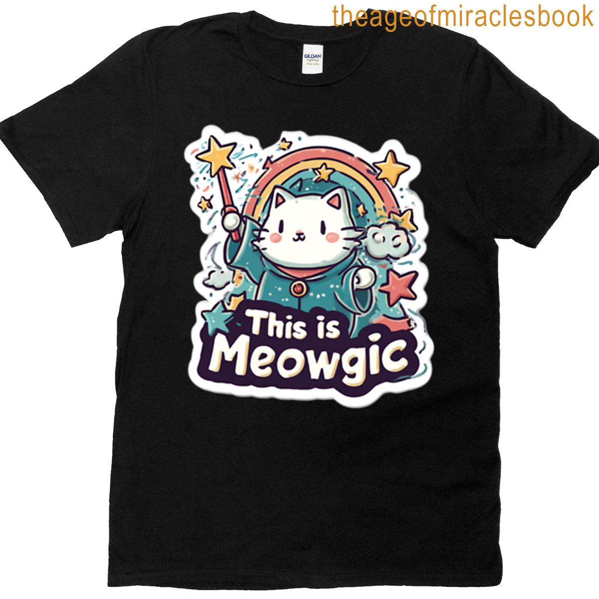 This Is Meowgic Cat Magic Sticker T-shirt