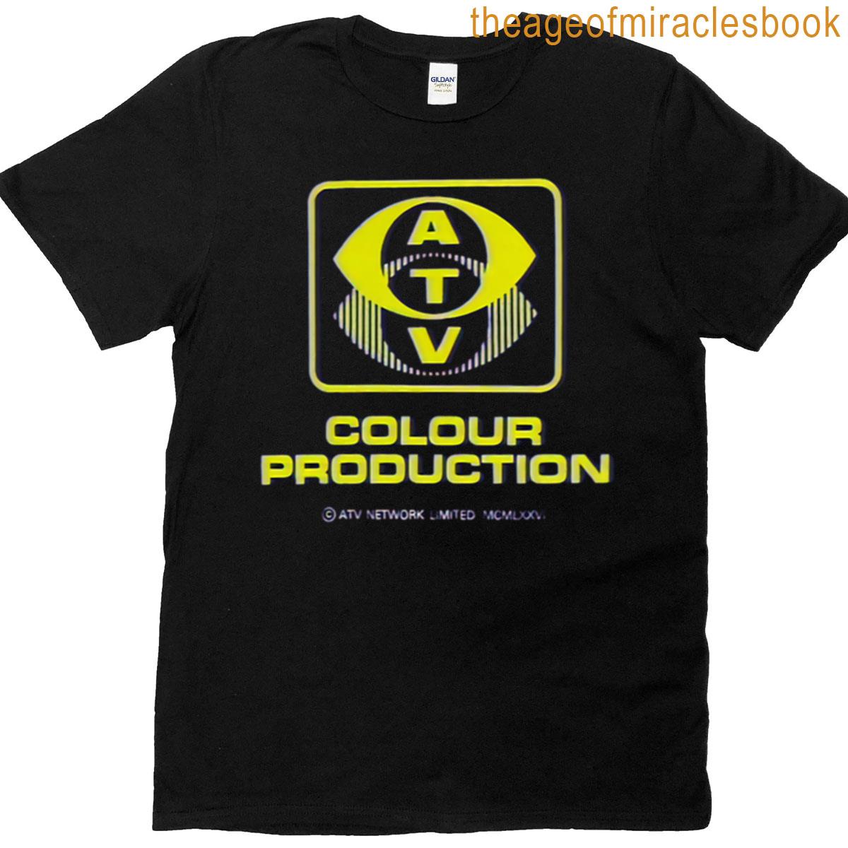 Atv Colour Production Tv Logo T-shirt