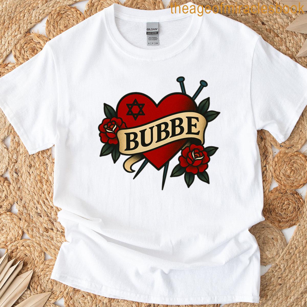 Bubbe Forever Tattoo Heart Oversized T-shirt