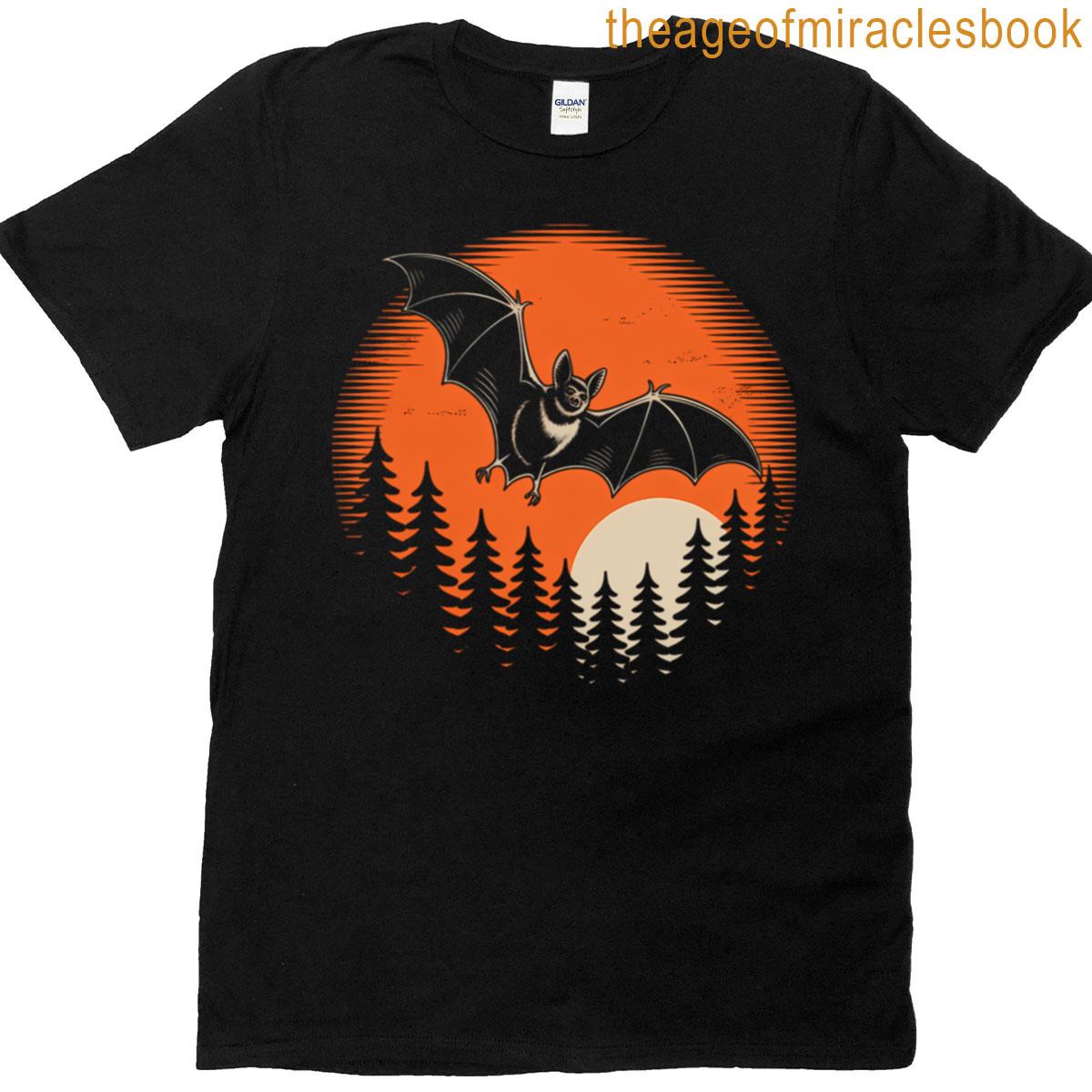 Cool Halloween Spooky 90s Bats Lovers T-shirt