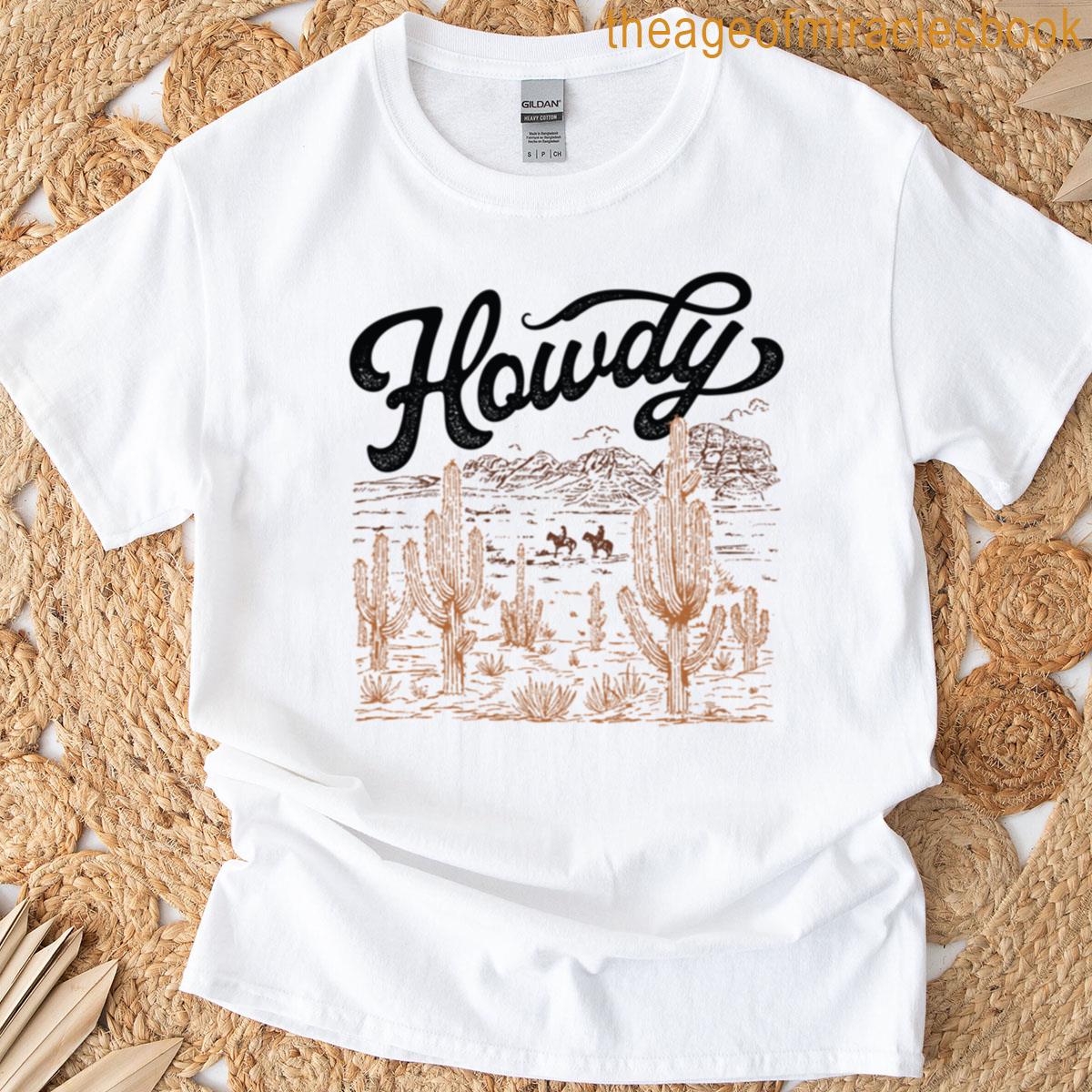 Howdy Western Fitted Scoop T-shirt