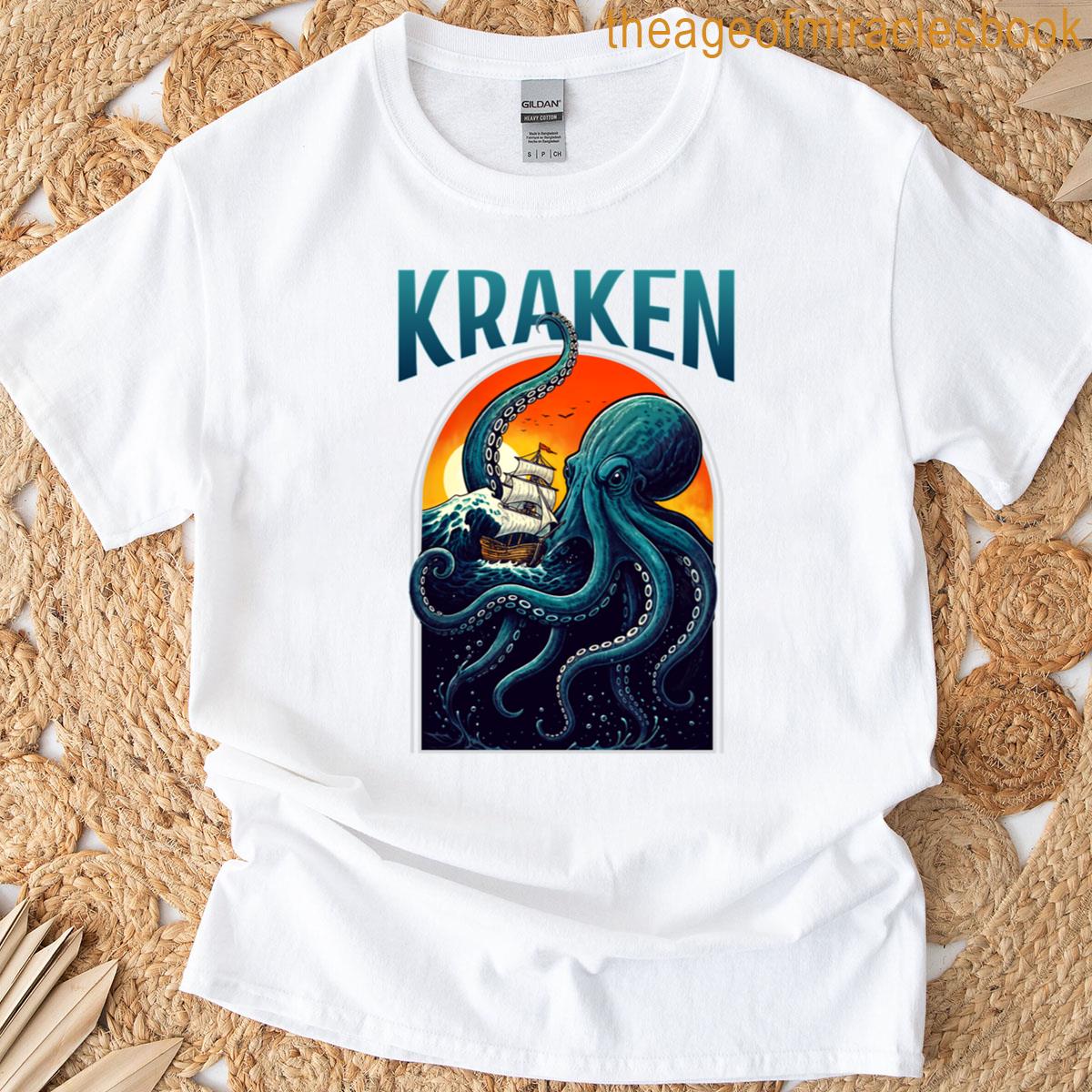 Kraken Fury From The Deep Oversized T-shirt