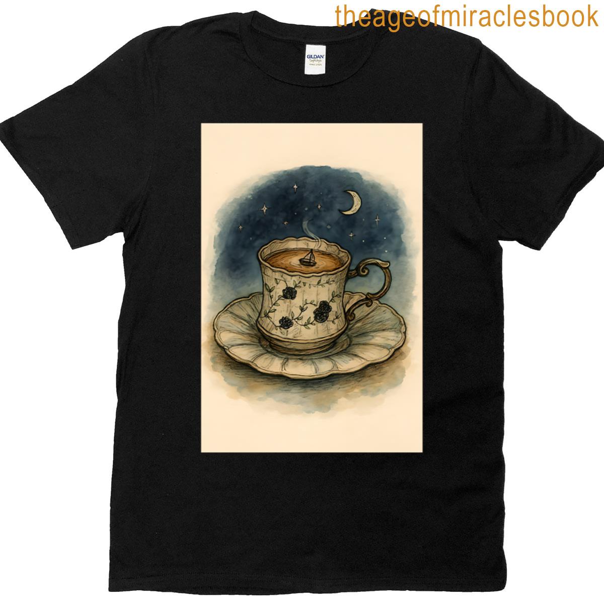 Midnight Voyage In A Teacup Oversized T-shirt