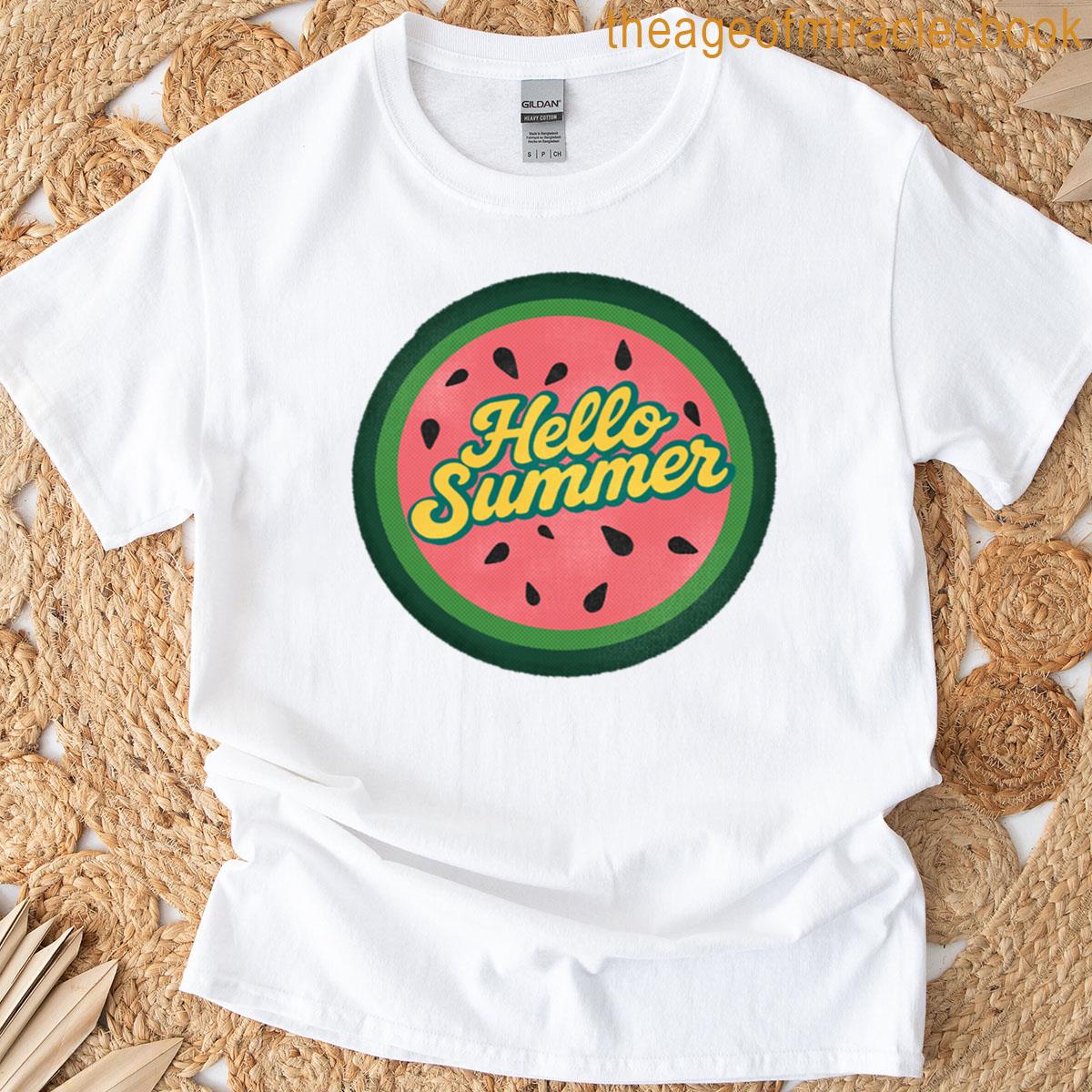 One In A Melon Retro Watermelon Summer Oversized T-shirt