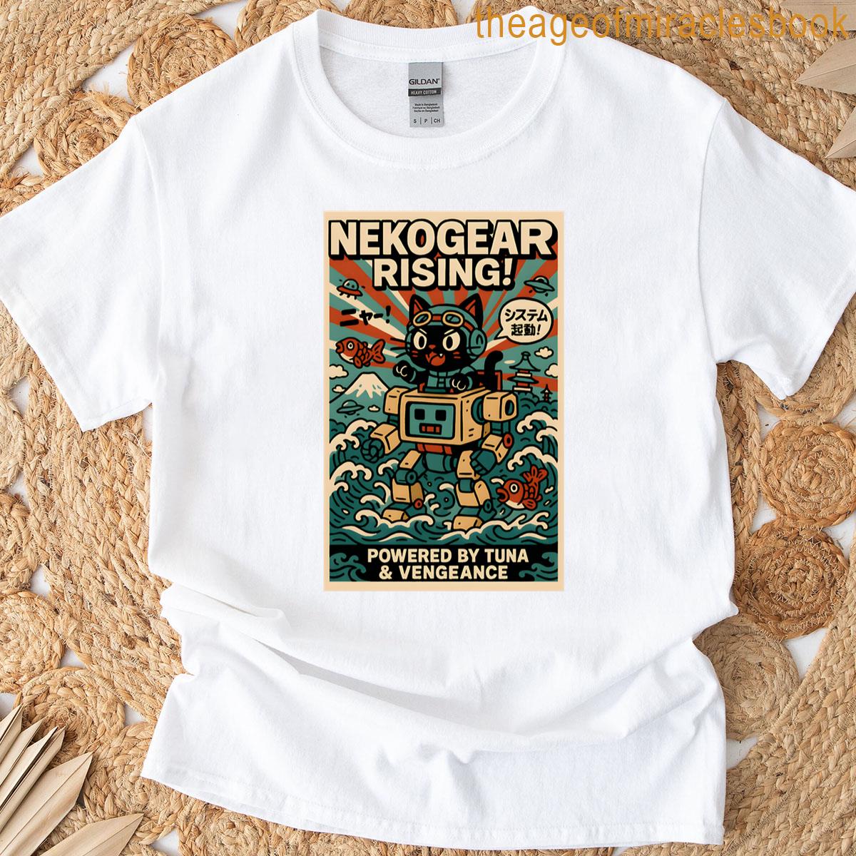 Robocat – Retro Mecha Cat T-shirt