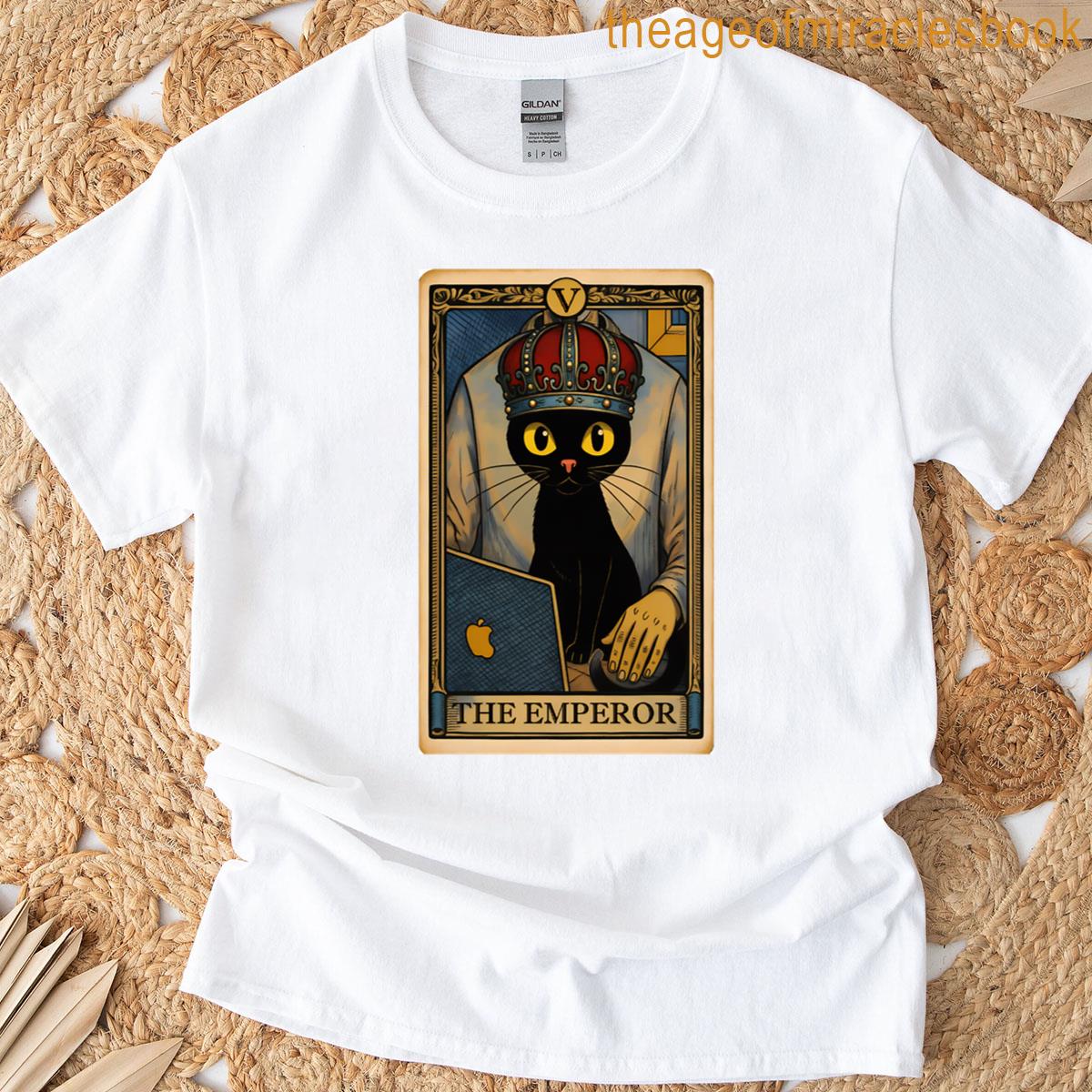 The Emperor Cat – Tarot Card Oversized T-shirt