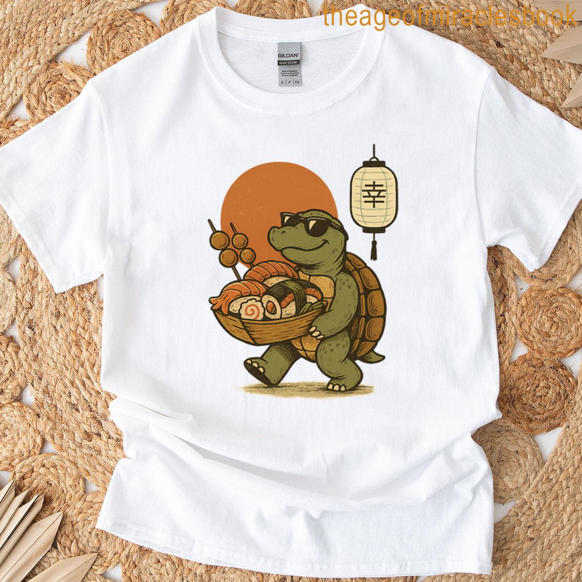 Turtle Sushi Delivery Fresh From The Shell T-shirt