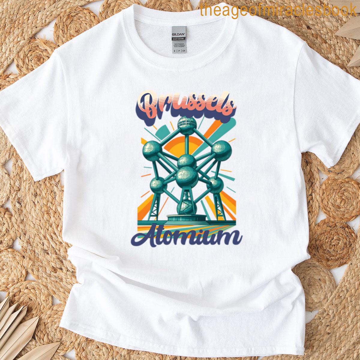 Urban Retro Dreams Atomium – Brussels Oversized T-shirt