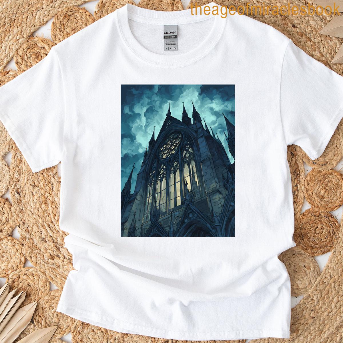 Vintage Dark Academia Gothic Architecture T-shirt