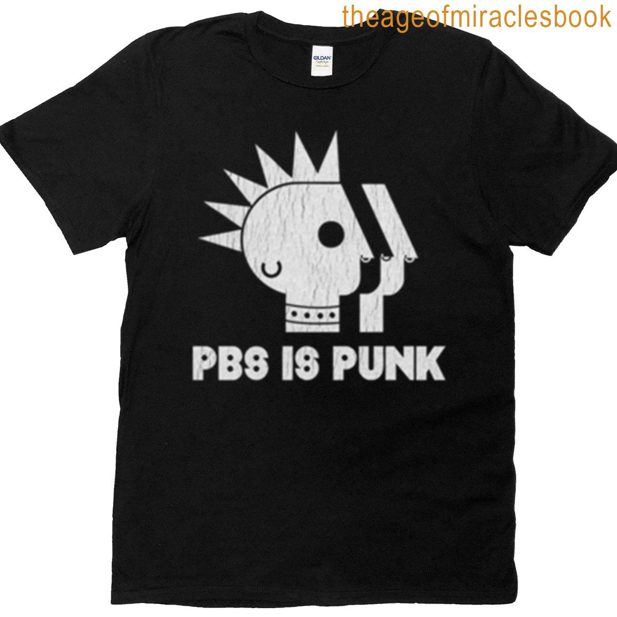 Vintage Pbs Is Punk T-shirt