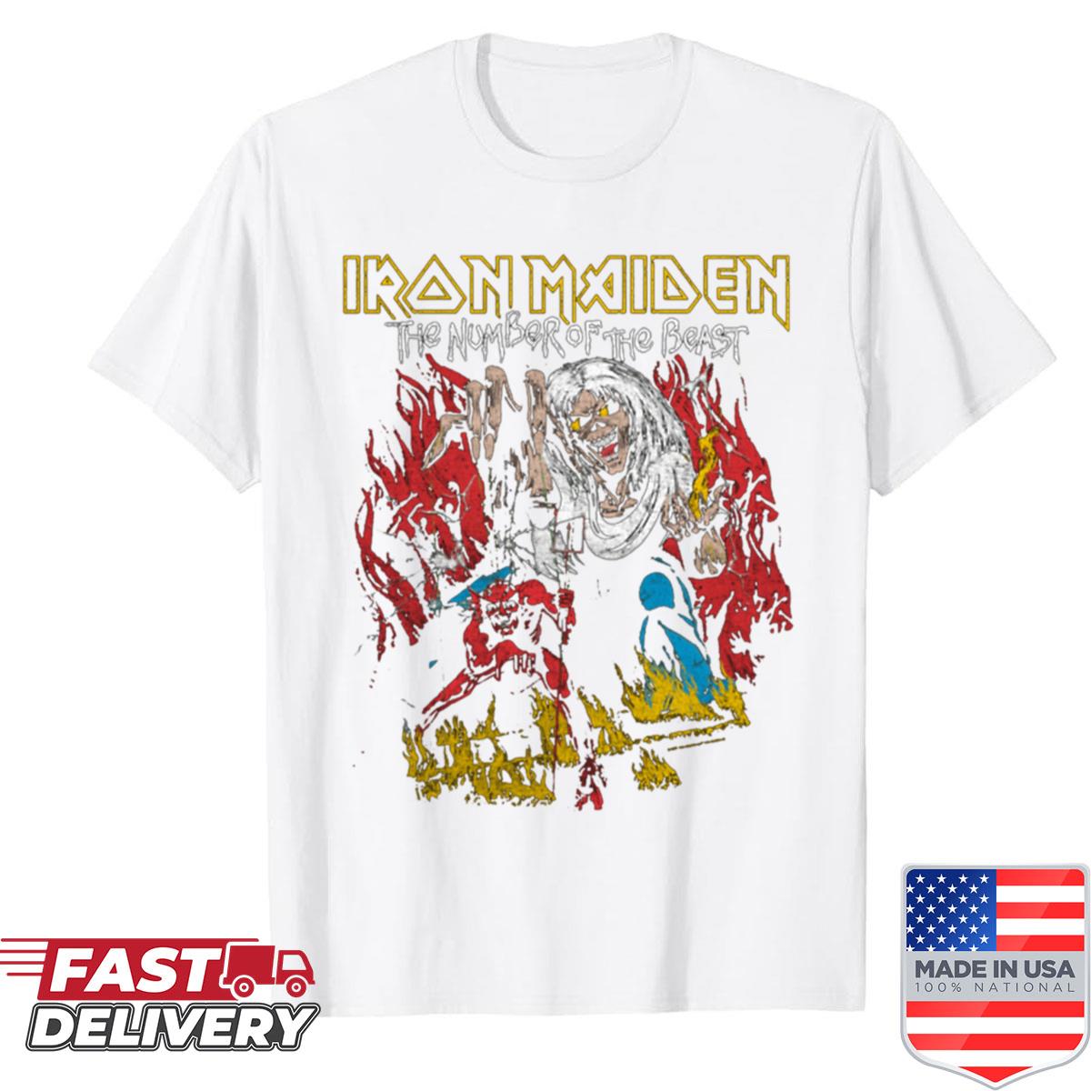 Fire Devil And Skeleton Oversized Shirt