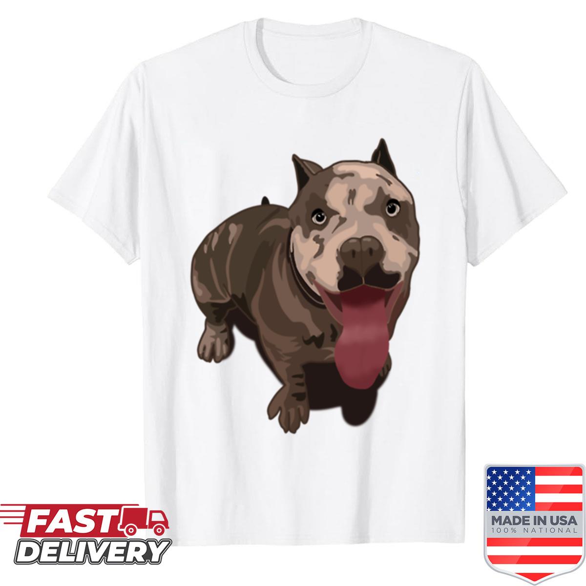 Pitbull Cute Oversized Shirt