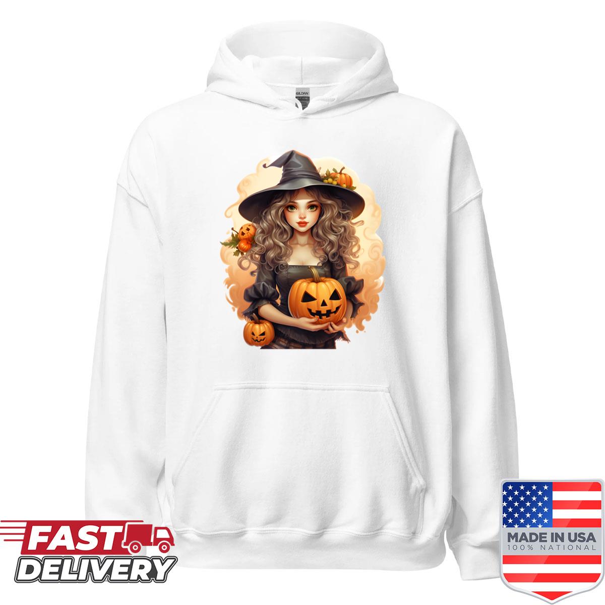 Alternative view of Witchy Pumpkin Vibes Oversized Shirt
