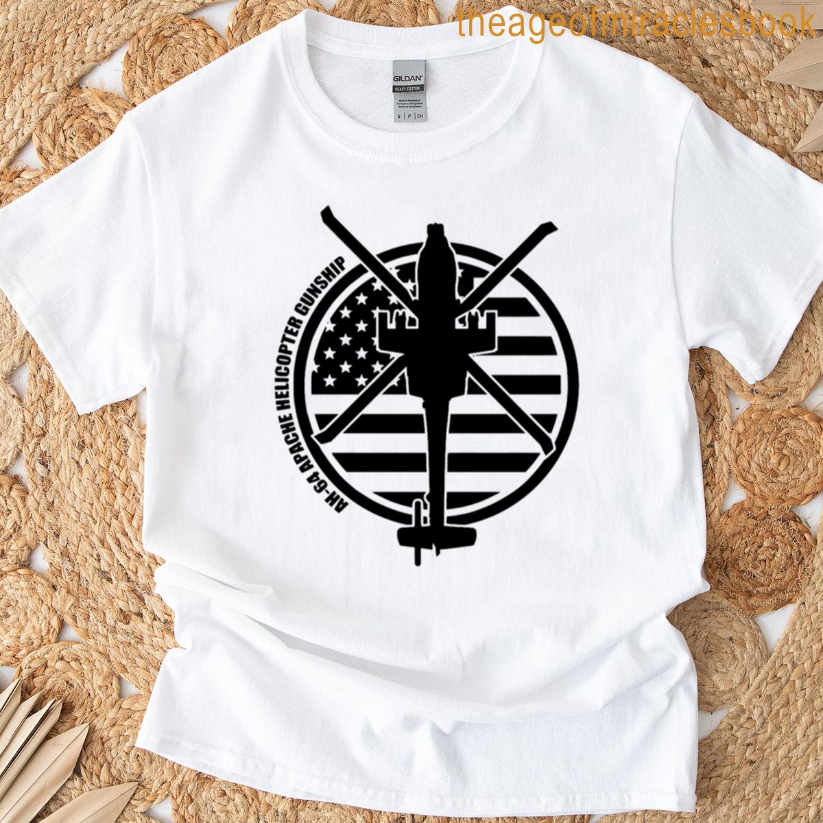 Ah-64 Apache 2png T-shirt