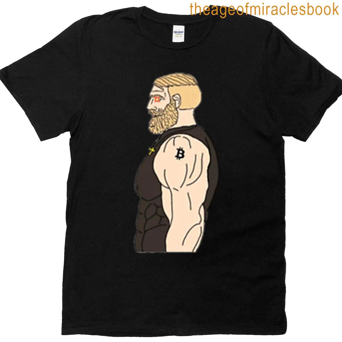 Bitcoin Chad Meme T-shirt
