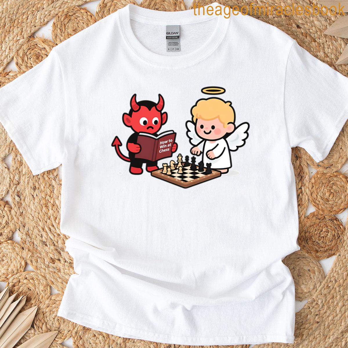 Chess Strategy Fail Demon Reading Manual Tee T-shirt