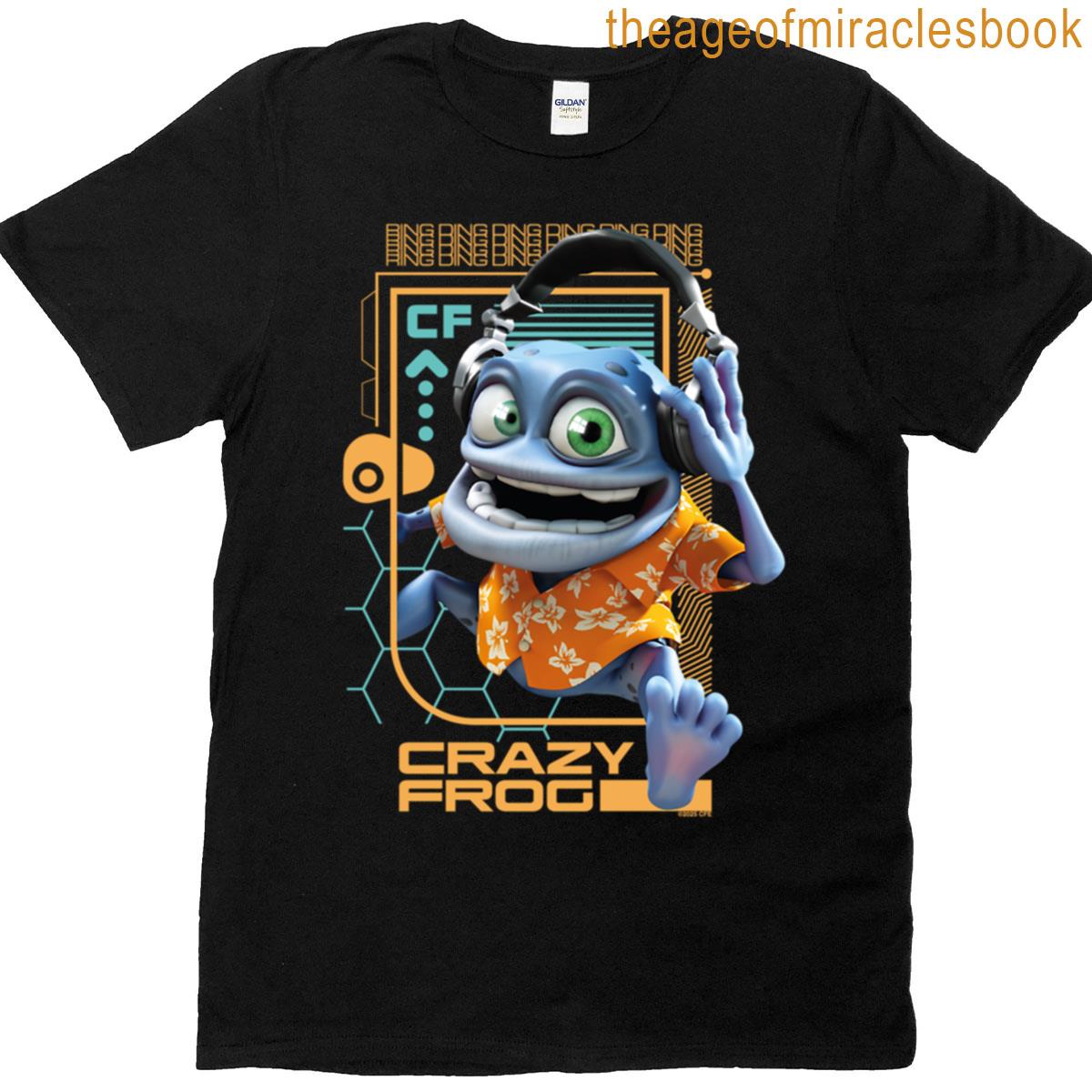 Crazy Frog Headphones On Ring Ding Ding T-shirt