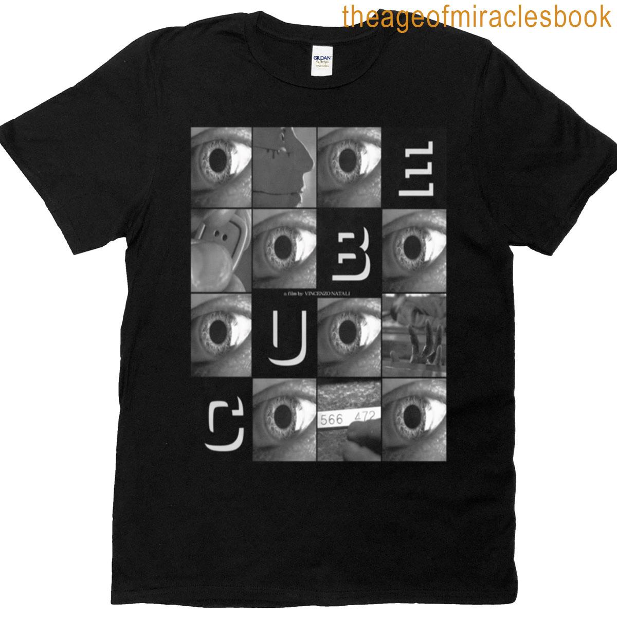 Cube 1997 Movie Poster T-shirt