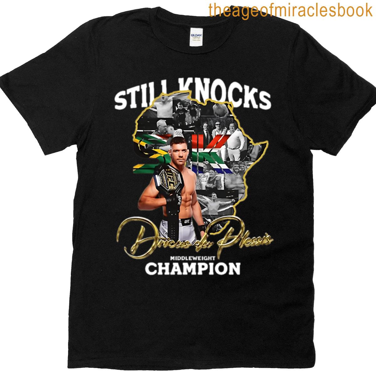 Dricus Du Plessis Stillknocks African Champion T-shirt