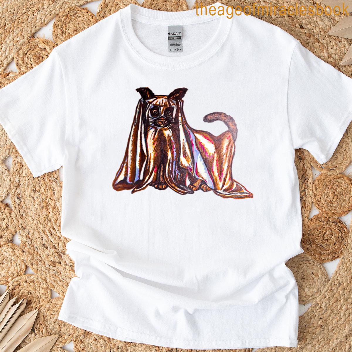 Ghost Cat Oversized T-shirt