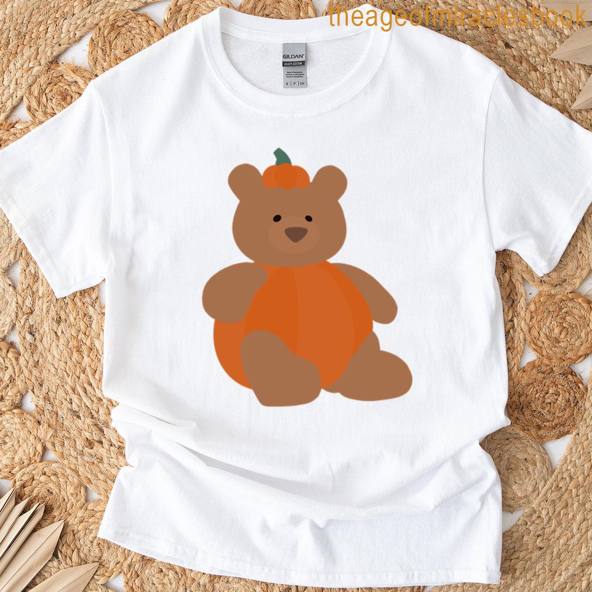 Jelly Pumpkin Bear Plushie Cute T-shirt
