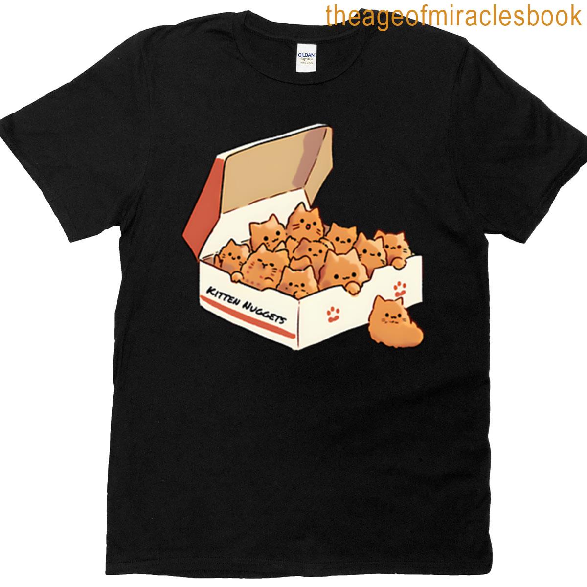 Kitten Nuggets Funny Cat Art Oversized T-shirt