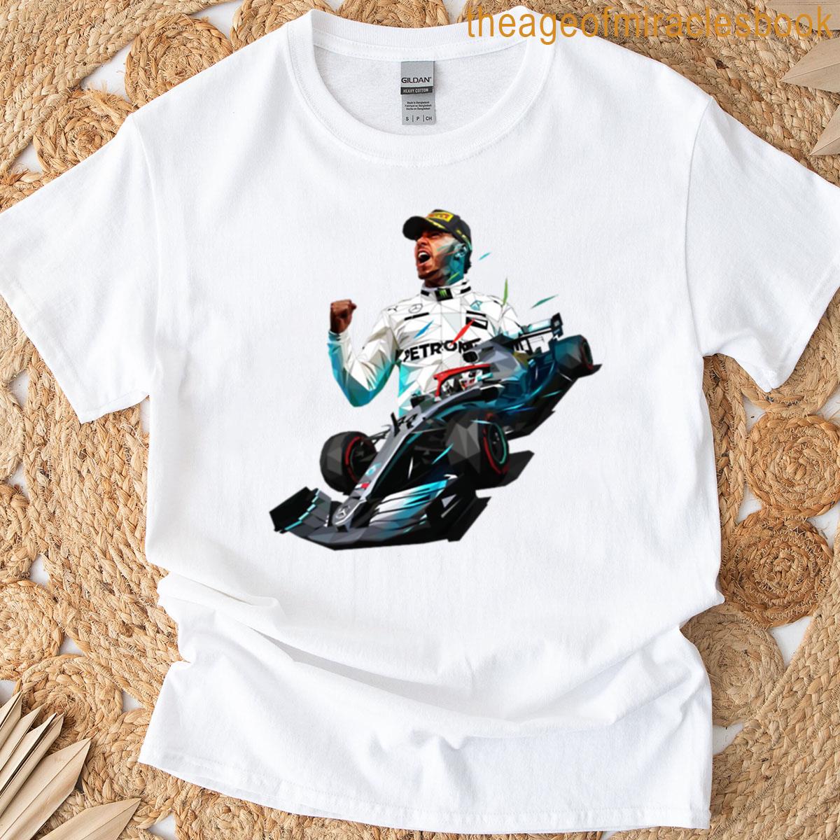 Lewis Hamilton Winning Car T-shirt