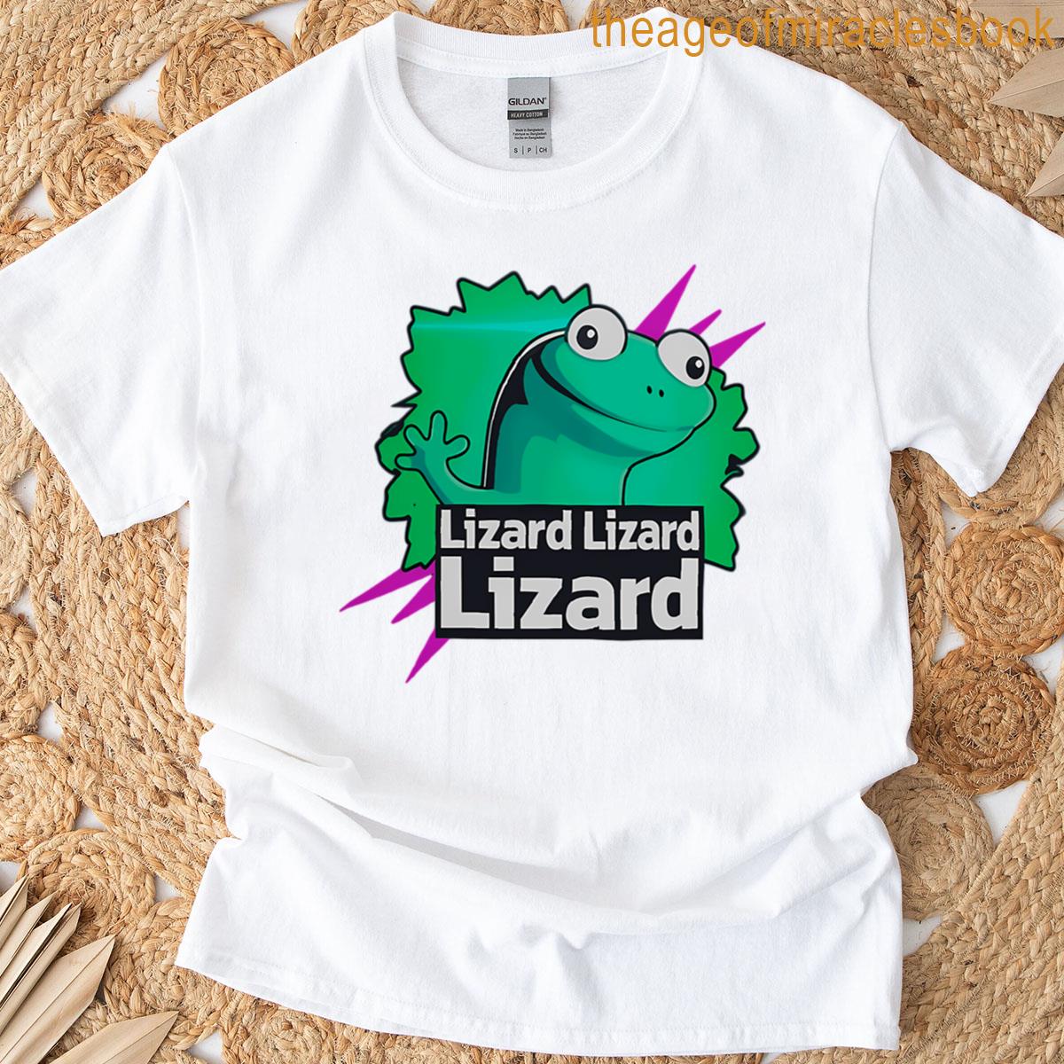 Lizard Lizard Lizard Funny Meme T-shirt