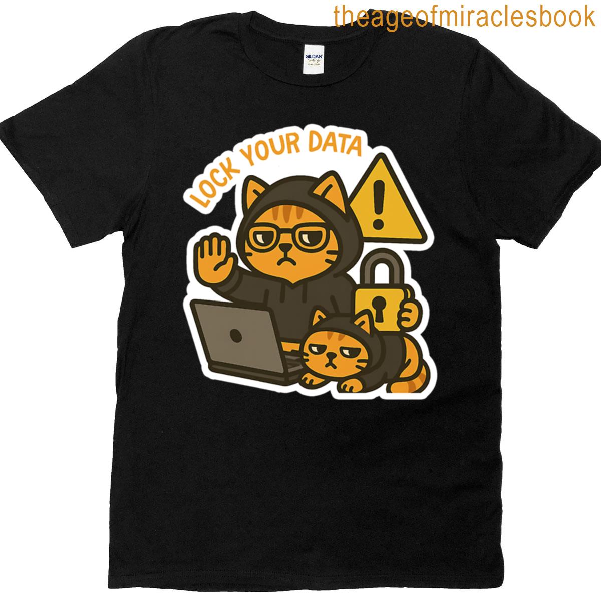 Lock Your Data – Cyber Security Professional T-shirt