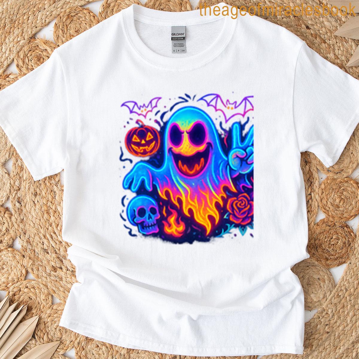 Peace Ghost Glow Oversized T-shirt