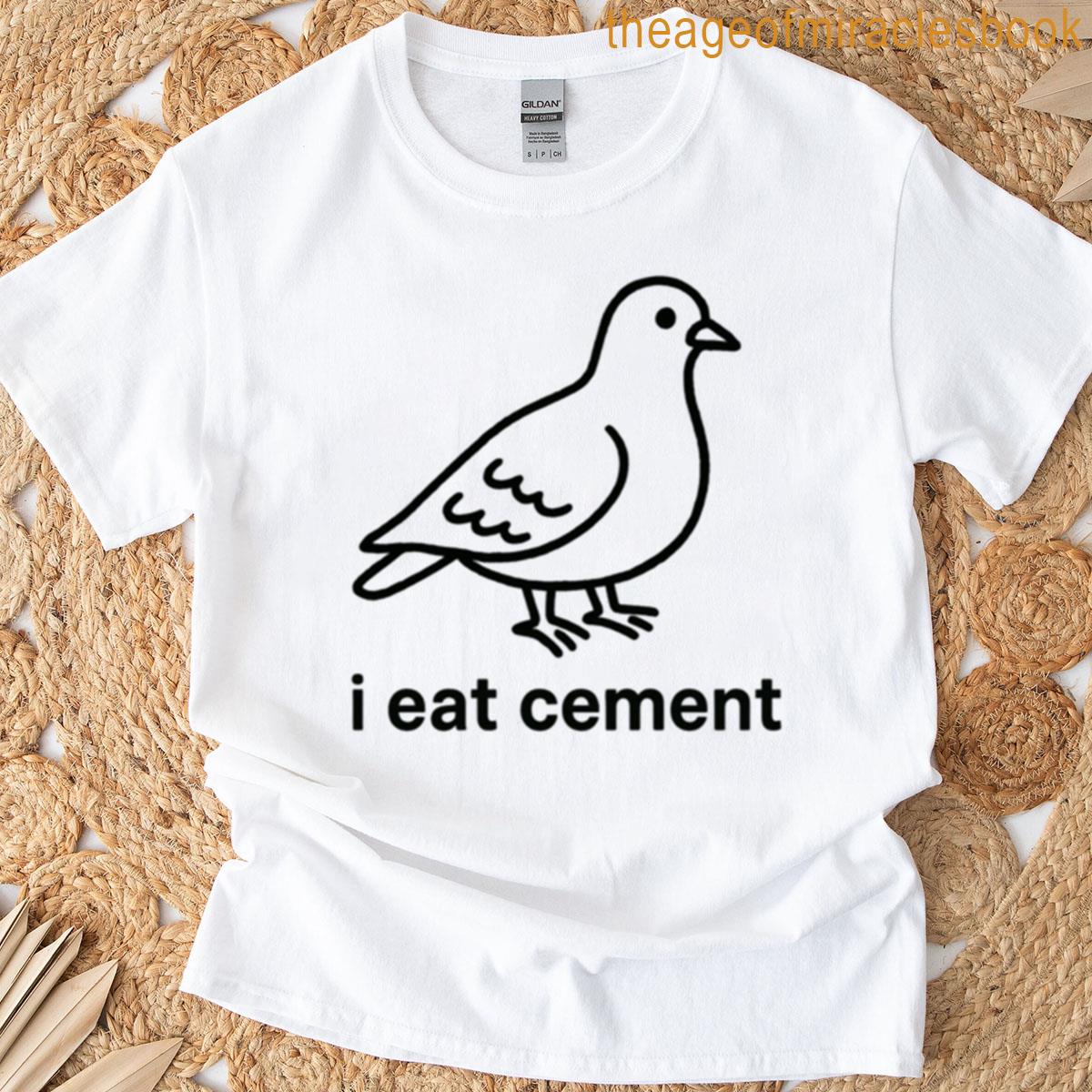 Pigeon Eats Cement Oversized T-shirt