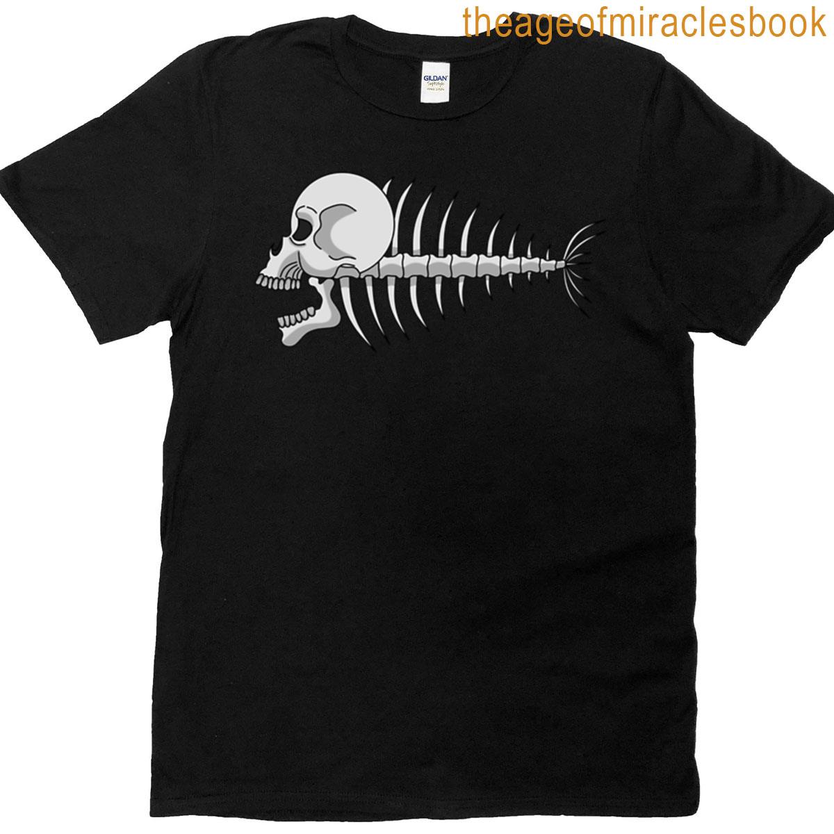 Skull Fish Skeleton T-shirt