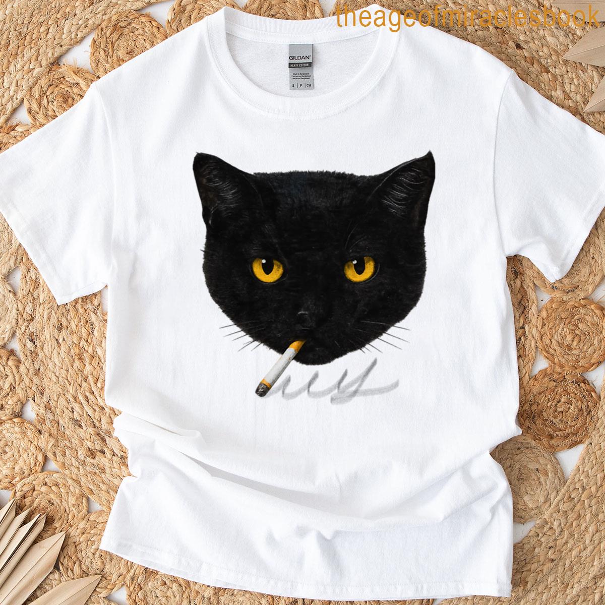 Smoking Cat T-shirt