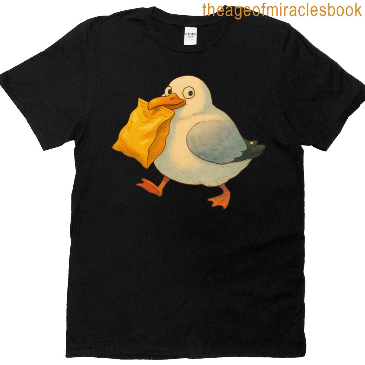 Snack Bandit Seagull Oversized T-shirt
