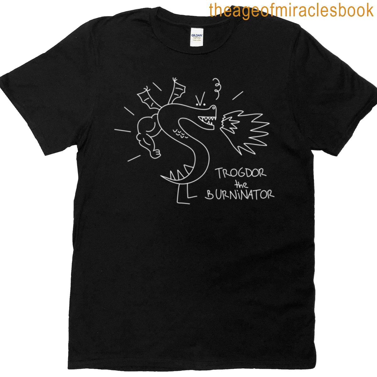 Trogdor The Burninator Black T-shirt
