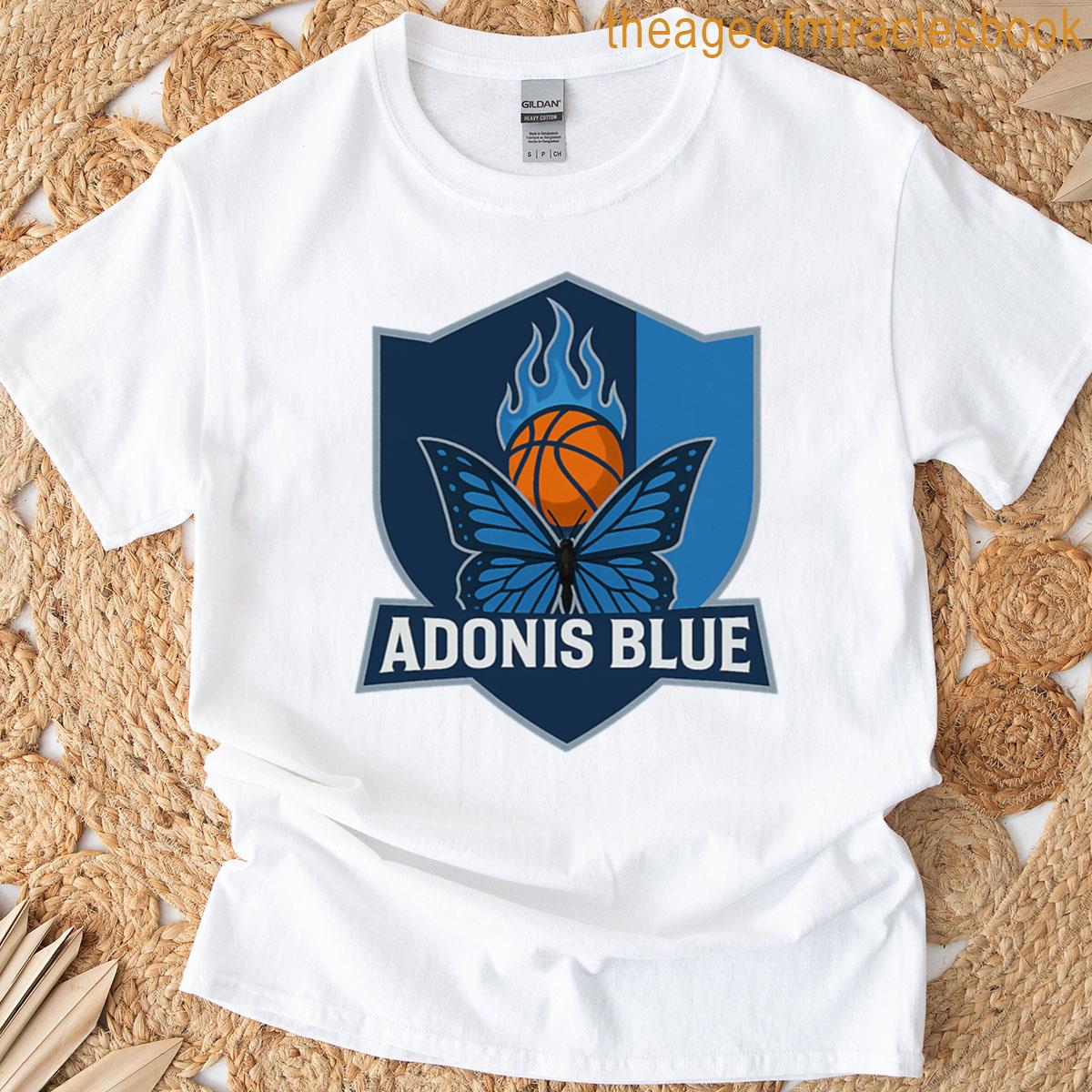 Adonis Blue Shield Logo T-shirt