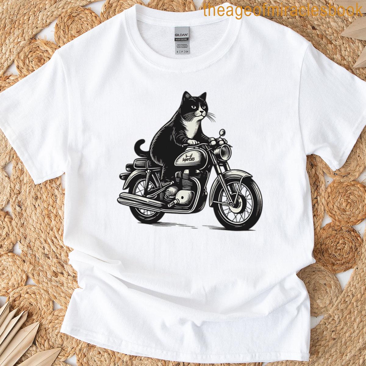 Biker Cat T-shirt